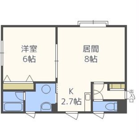 ラキア２１の物件間取画像